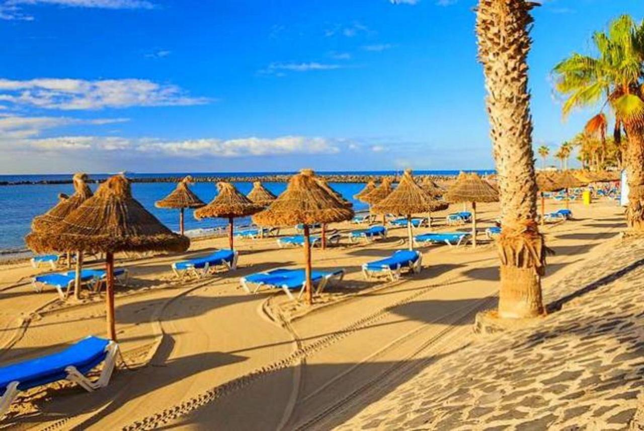 Апартаменты Luxory Dreamy Sunset, Seafront, Direct Access To The Promenade,Wifi,Pool,Free Parking Лос Кристианос Экстерьер фото